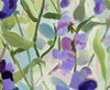 Early Morning Sweetpeas (Original Oil Painting)