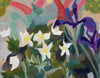Early Rhubarb (Hellebore, Euphorbia, Catkins, Cyclamen, Cowslip) (Original Oil Painting)