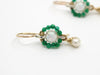 Apple Blossom Earrings (Aventurine, opal & pearls)