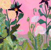 Evening Late Summer Garden (Original Oil Painting)