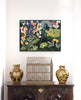 Evening Patch (Sweetpeas, Lettuce & Poppy) (Original Oil Painting)