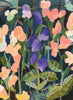 Evening Patch (Sweetpeas, Lettuce & Poppy) (Original Oil Painting)