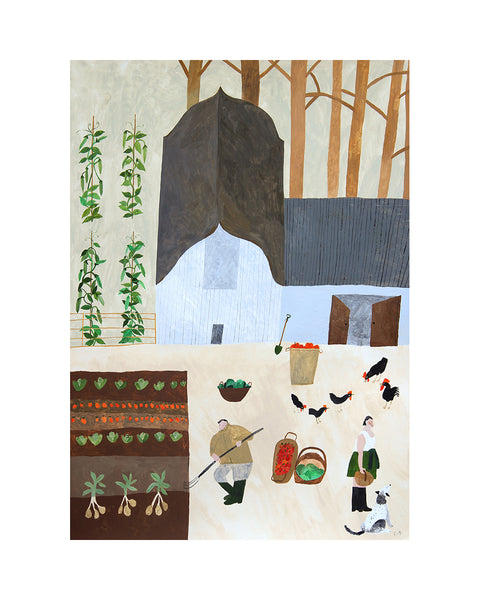 Farm Scene No.1 (Original Framed Painting)