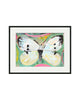 Female Large White Butterfly (Original Framed Painting)