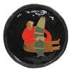 Fish Wrestle II (Handmade Plate)