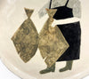 Fisherwoman (Handmade Plate)
