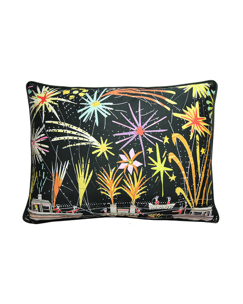 Firework Flotilla Cushion