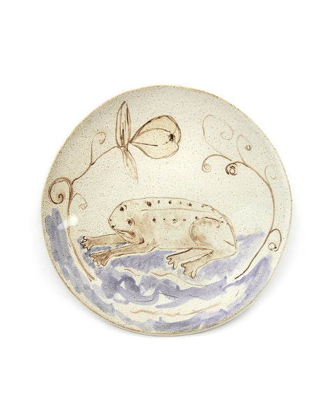 Tapestry Frog (Handmade Plate)