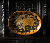 Goat Among the Hills (Handmade Plate)
