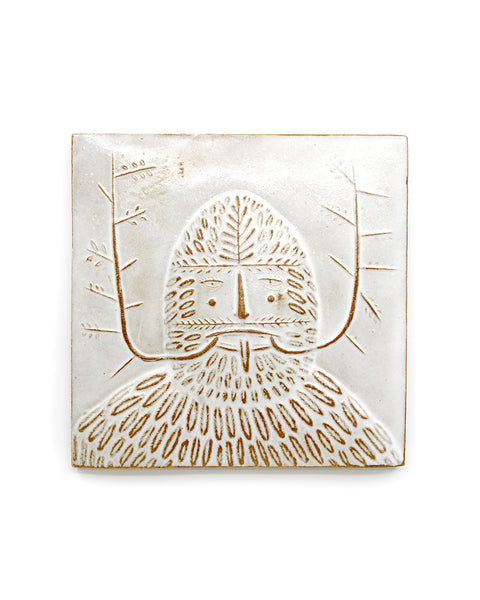 Greenman No.2 (Handmade Tile)