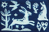 Hare & Hearts (Original Cyanotype Framed)