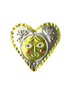 Tin Decoration Heart Face