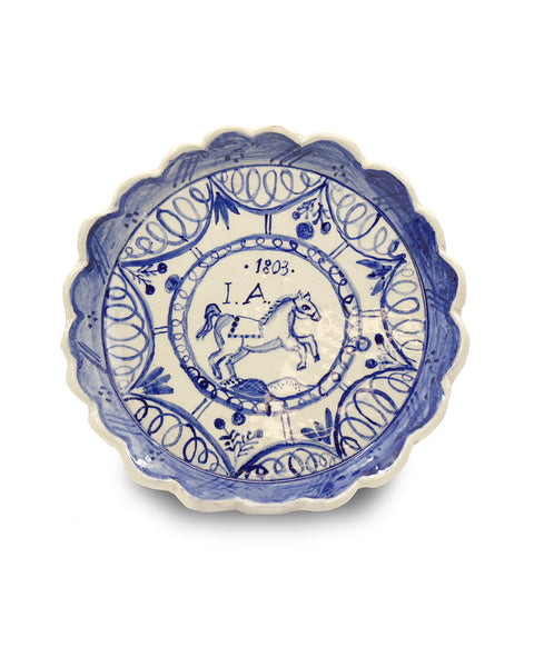 Decorative Plate (Horse Scallop)