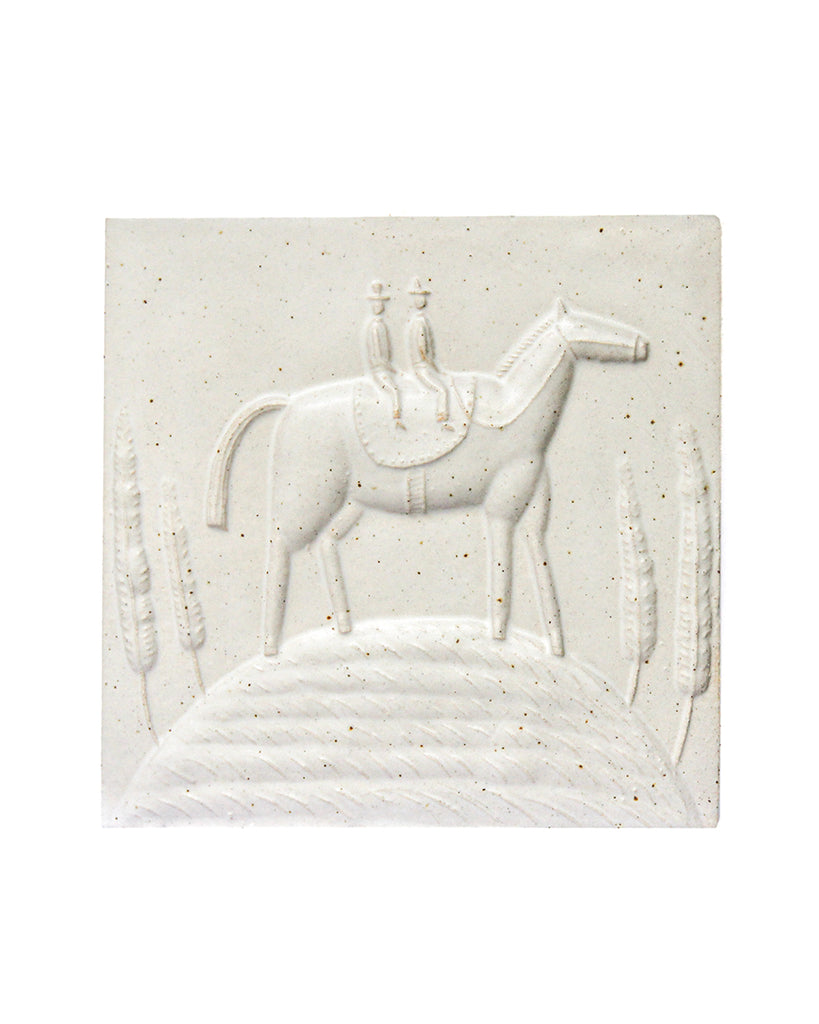 The Horsemen of Padstow (Handmade Tile)