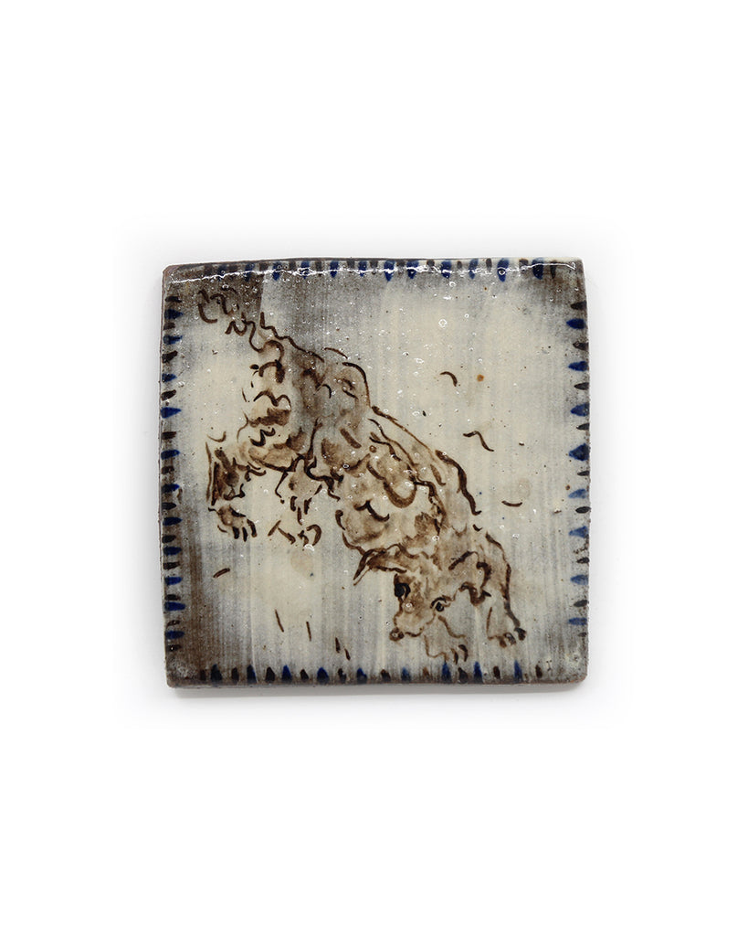 Hunt Terrier (Handmade Tile)