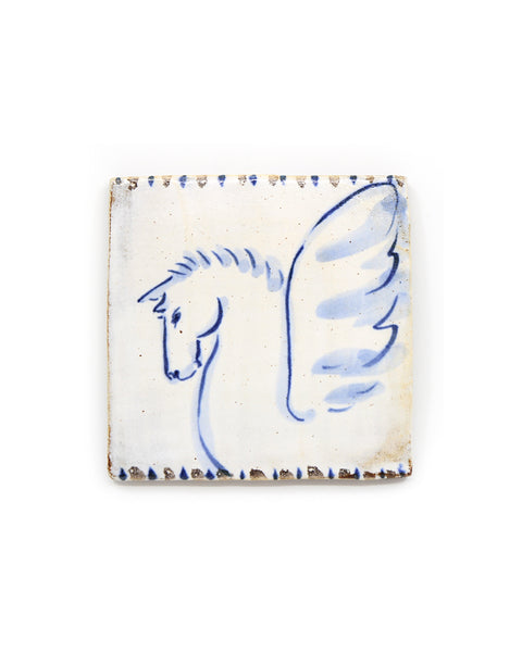 Immortal Pegasus (Handmade Tile)