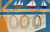 In the Sail Loft (Original Framed Collage)