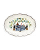 Forest Tea Party (Handmade Oval Plate)