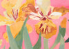 Iris Time (Iris, Primula, Honeysuckle) (Original Oil Painting)
