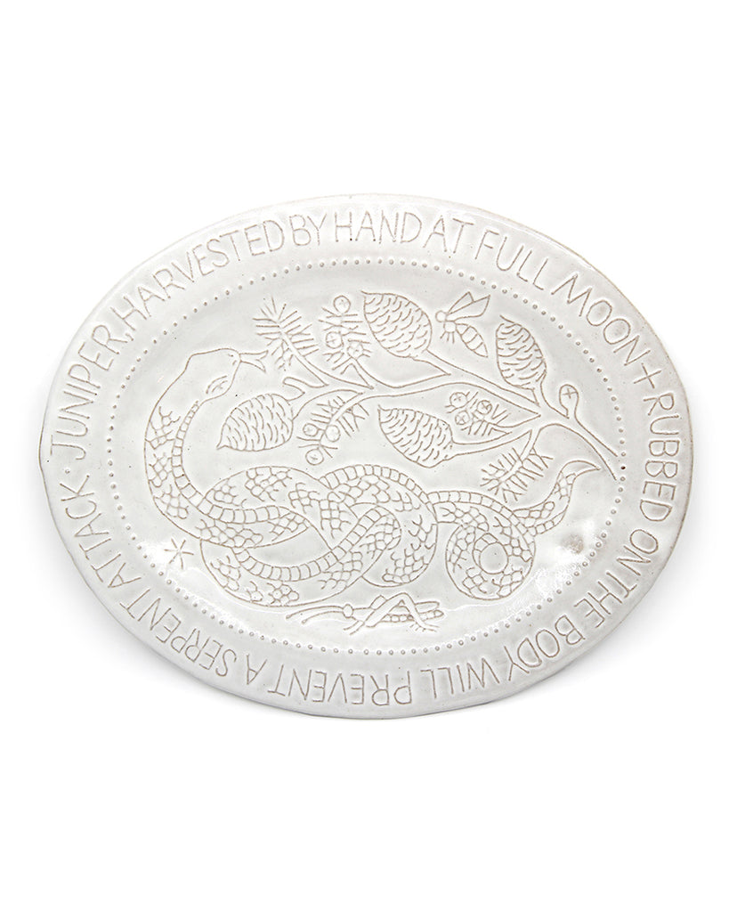 Juniper & The Serpent (Handmade Platter)