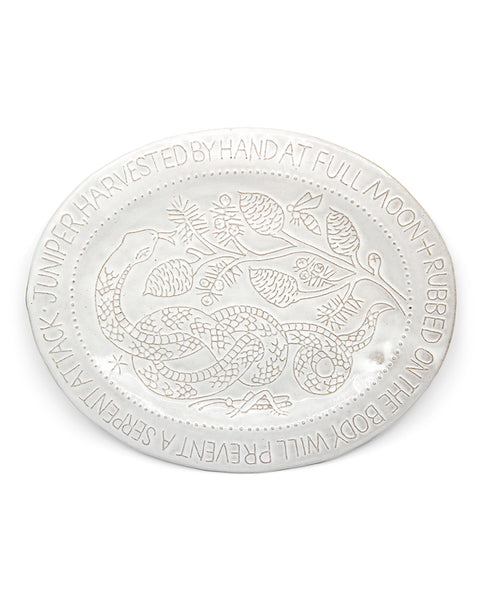 Juniper & The Serpent (Handmade Platter)