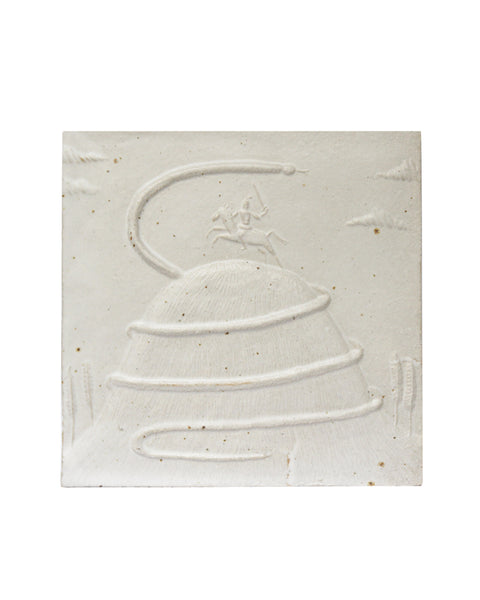 Lambton Worm (Handmade Tile)