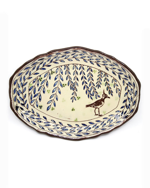 Lapwing (Large Handmade Platter)