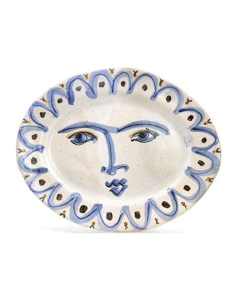 Large Oval Face Plate III