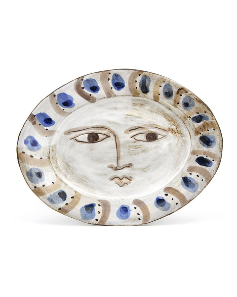 Large Oval Face Plate IV