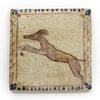 Leaping Hound II (Handmade Tile)