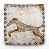 Leaping Hound (Handmade Tile)