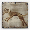 Leaping hound III (Handmade Tile)