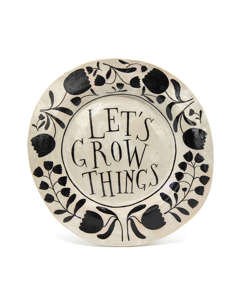 Let's Grow Things (Large Plate)
