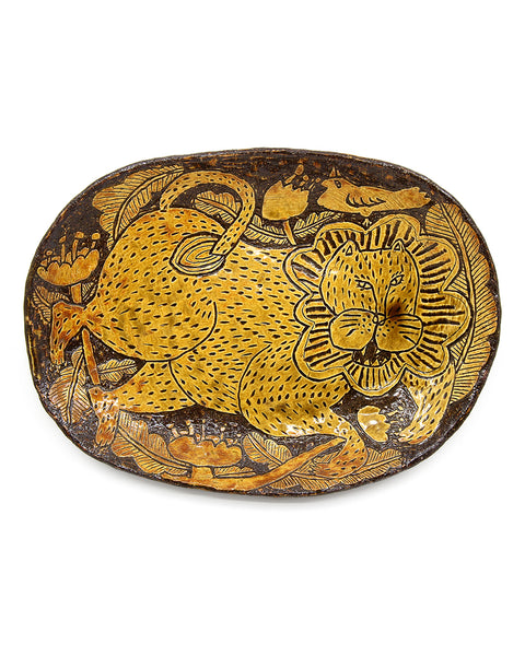 The Lion & the Birds (Handmade Plate)