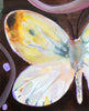 Male Orange Tip Butterfly (Original Framed Painting)