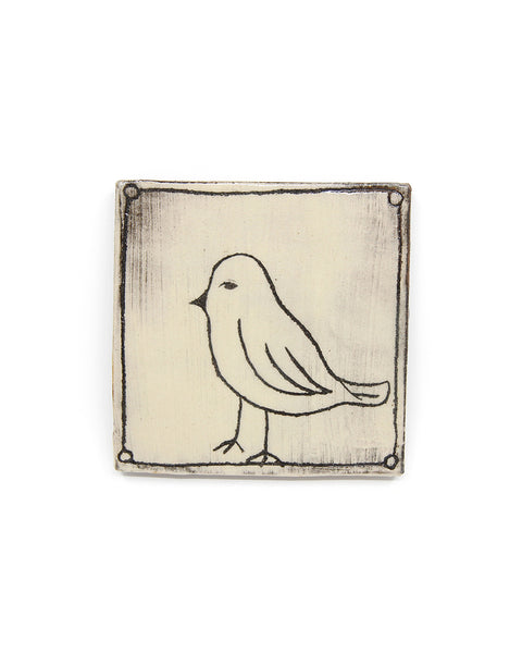 Medieval Bird I (Handmade Tile)