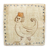 Medieval Chicken Man (Handmade Tile)