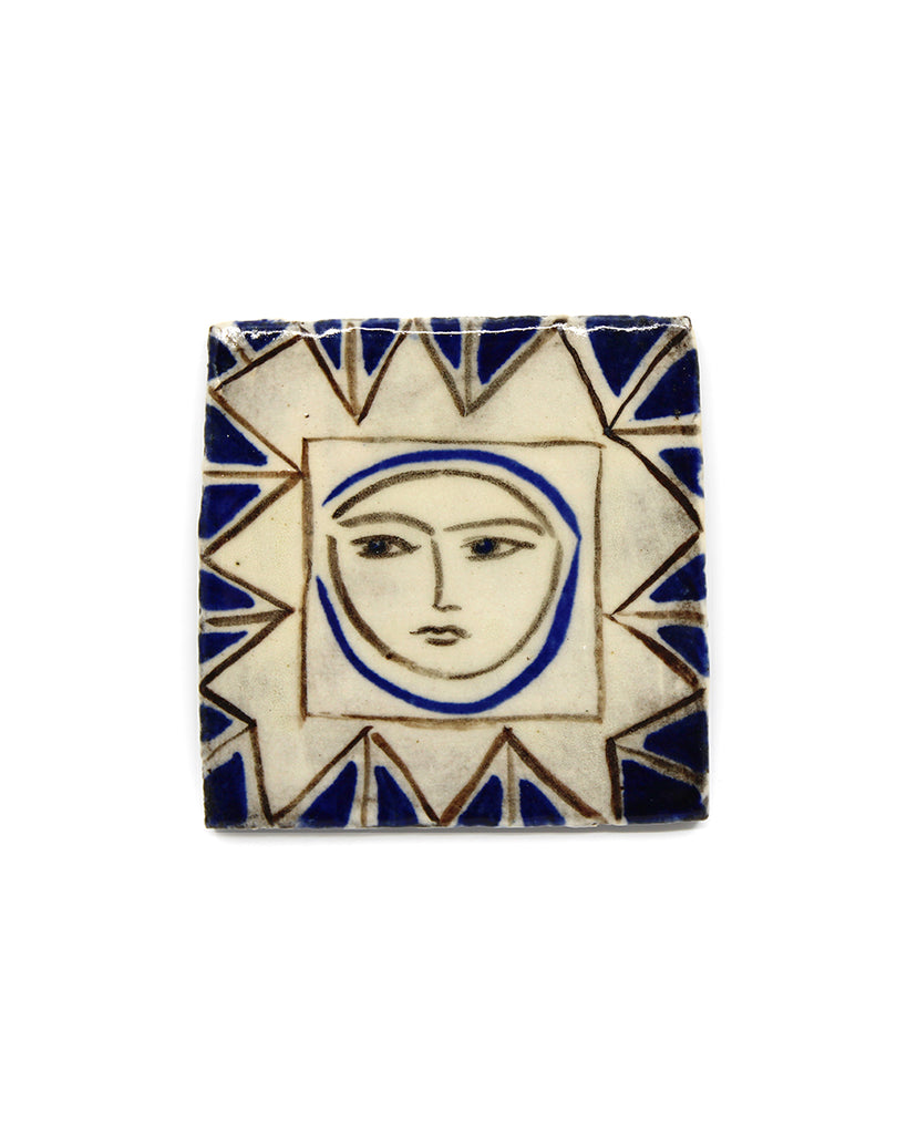 Medieval Face (Handmade Tile)