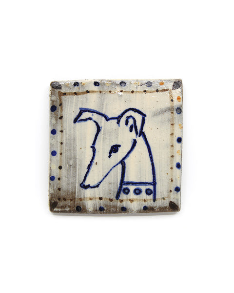 Medieval Hound (Handmade Tile)