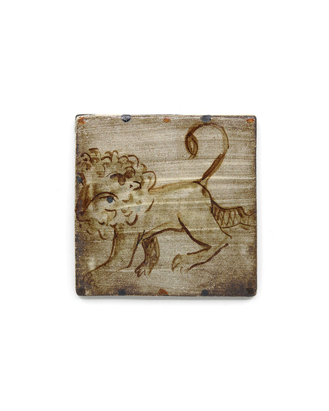Medieval Lion (Handmade Tile)