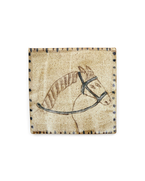 Medieval Steed II (Handmade Tile)
