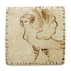 Medieval Tapestry Harpy (Handmade Tile)