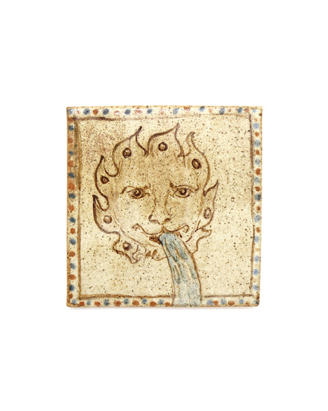 Medieval Fountain I (Handmade Tile)
