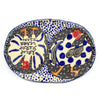 Midnight Dance of Feathers (Handmade Plate)