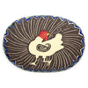 Midnight Dance of Feathers (Handmade Plate)