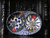 Midnight Dance of Feathers (Handmade Plate)