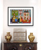 The Miniaturists' Workshop (Original Framed Collage)