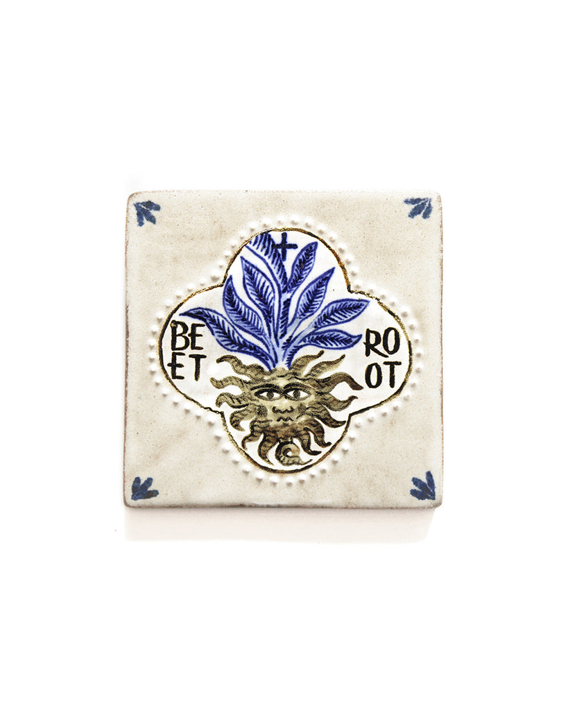 Beetroot II (Handmade Tile)