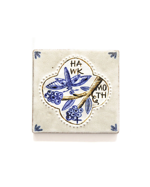 Hawk Moth (Handmade Tile)