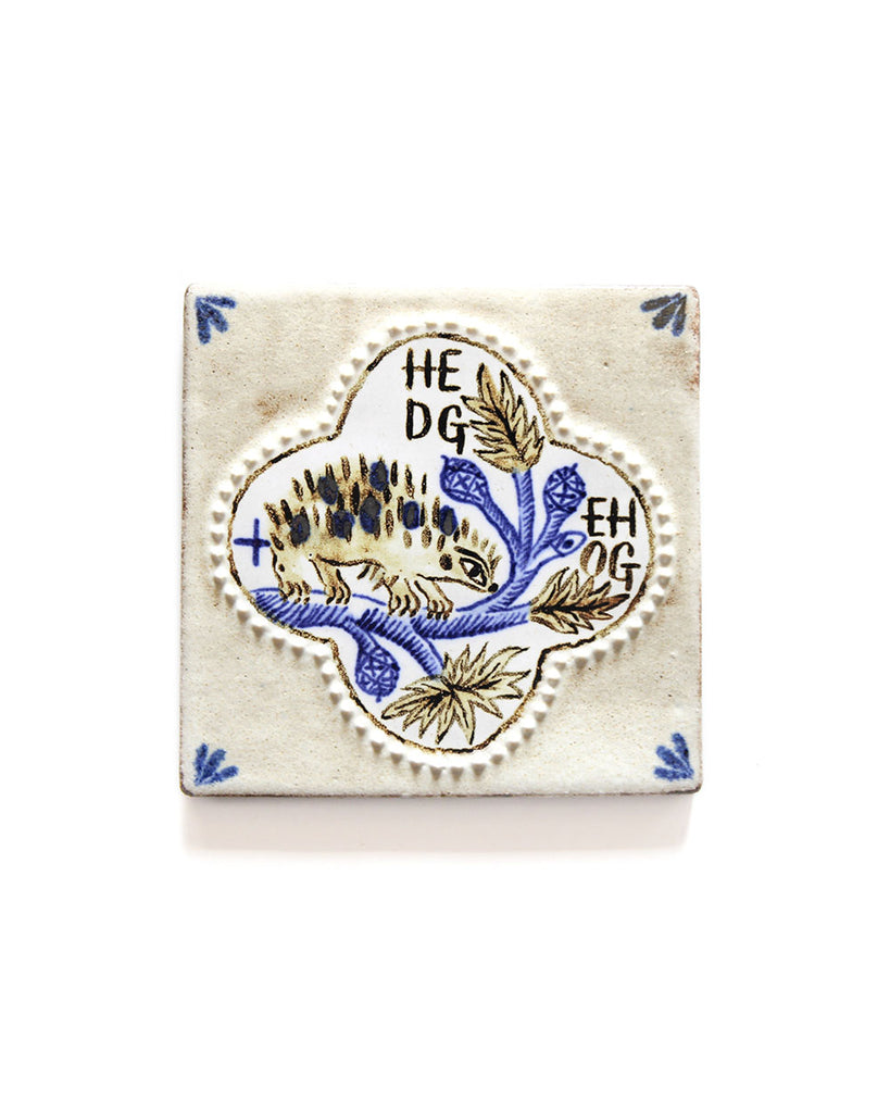 Hedgehog (Handmade Tile)